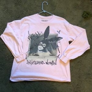 ariana grande pink dangerous woman shirt